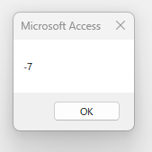 Access VBA basic 模擬問題 練習問題