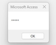 Access VBA basic 模擬問題 練習問題