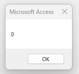 Access VBA basic 模擬問題 練習問題