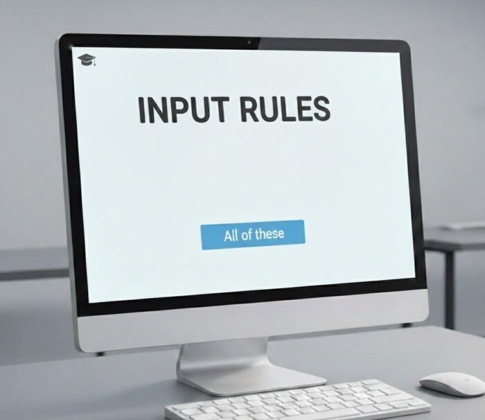 厳格な入力ルール