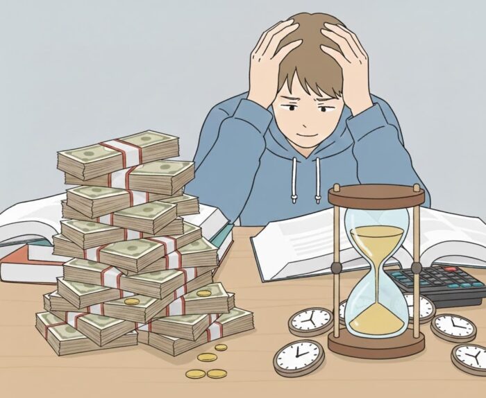 受験料と再受験コスト